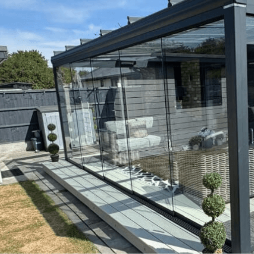 Custom Glass Outdoor Extension